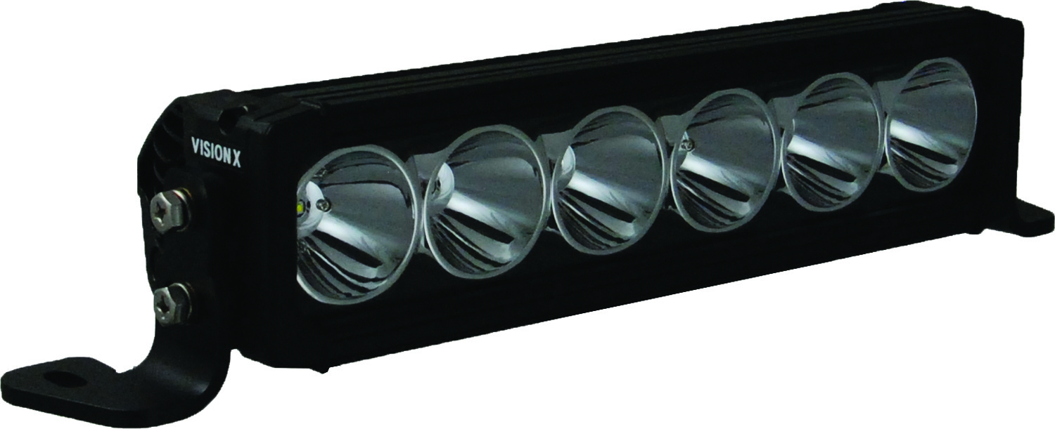 11 inch XMITTER PRIME IRIS LIGHT BAR 6 LED WITH TILTED OUTER OPTICS